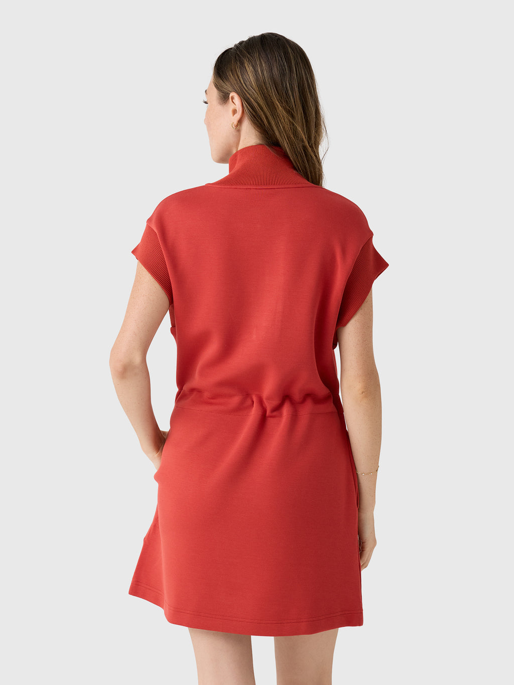 Varley Women's Avaya Half-Zip Dress - Saint Bernard