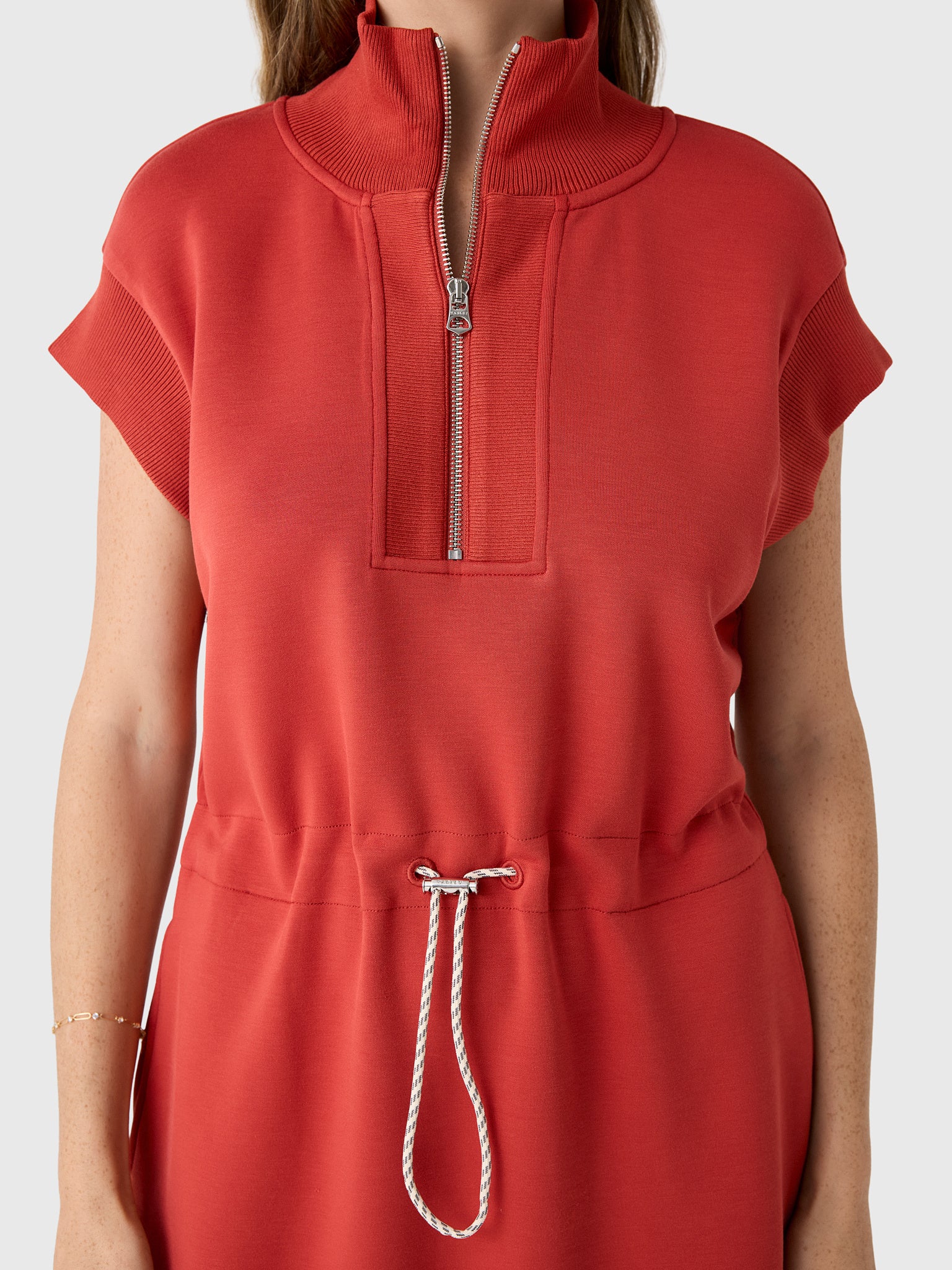 Varley Women's Avaya Half-Zip Dress - Saint Bernard