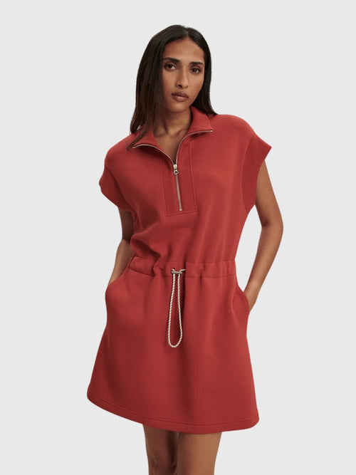 Varley Women's Avaya Half-Zip Dress