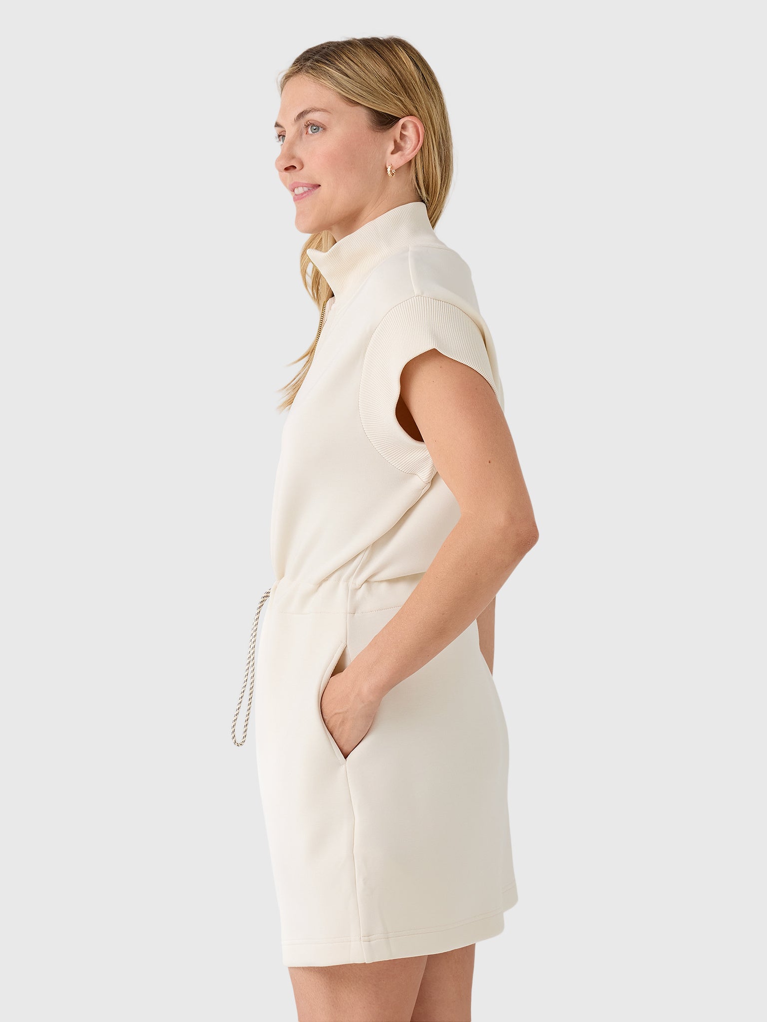 Varley Women's Avaya Half-Zip Dress - Saint Bernard