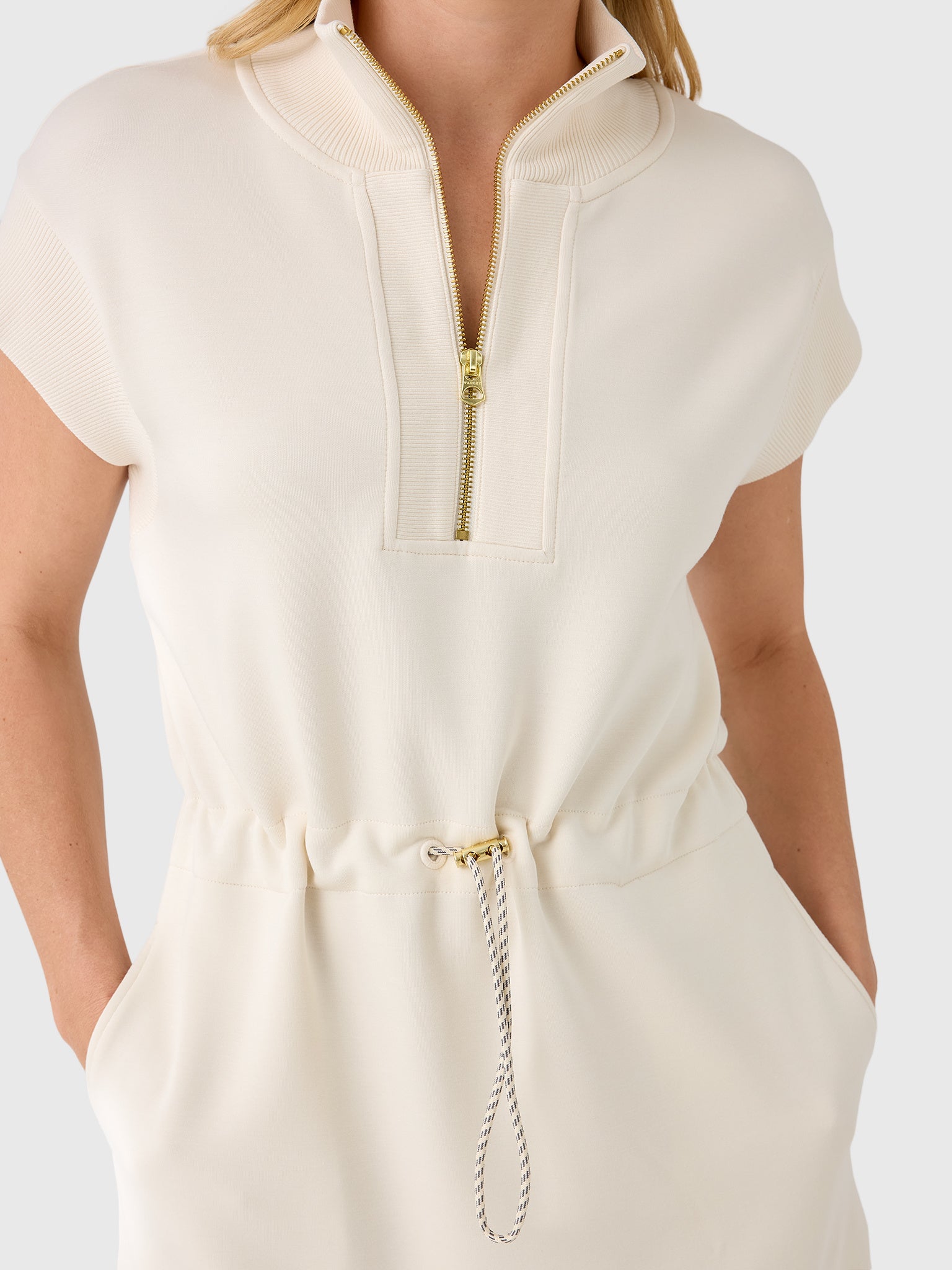 Varley Women's Avaya Half-Zip Dress - Saint Bernard