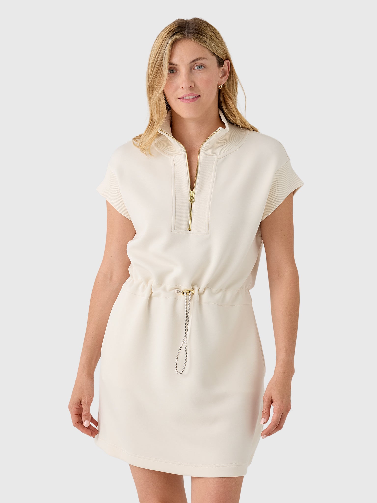 Varley Women's Avaya Half-Zip Dress - Saint Bernard