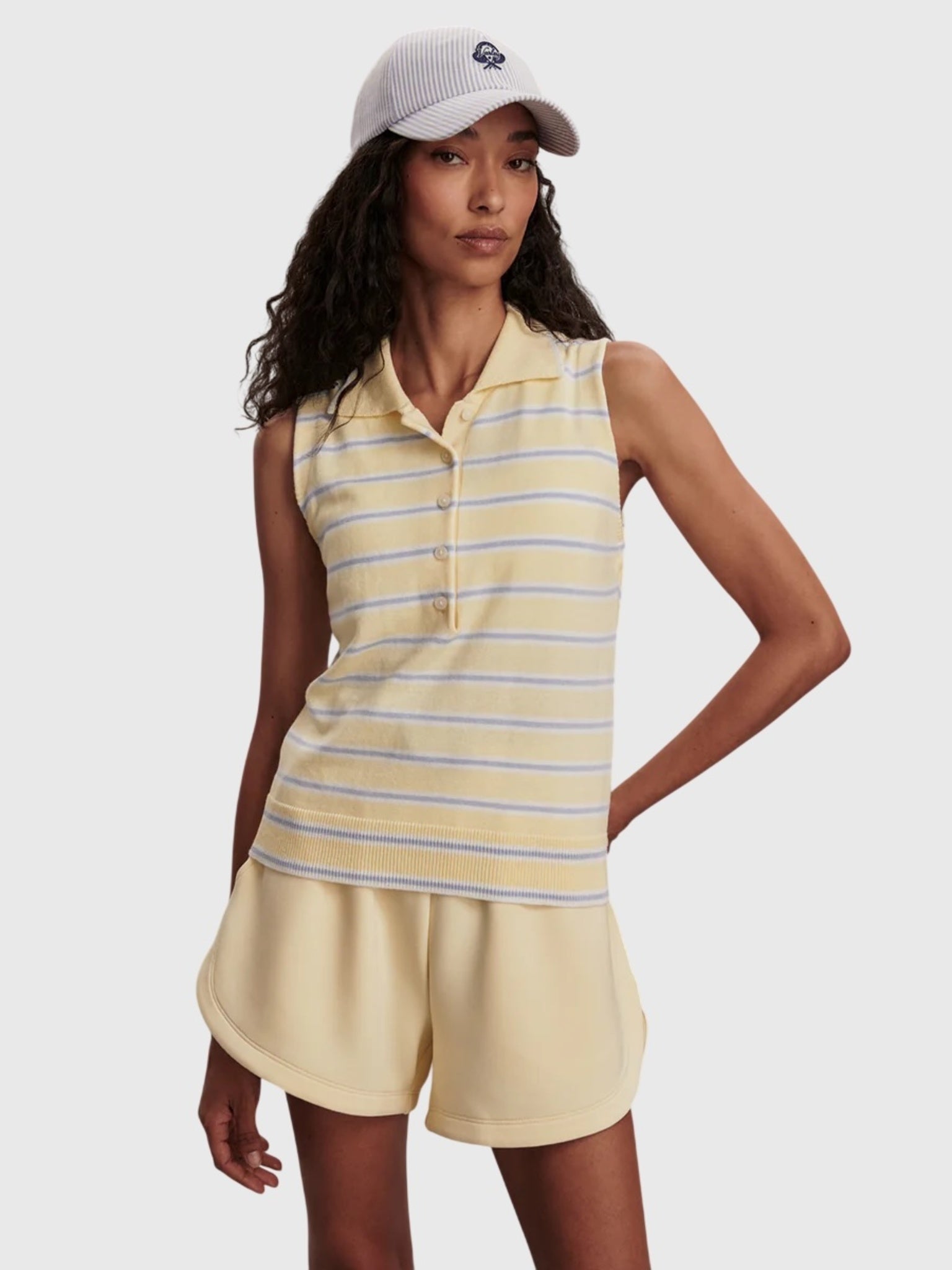 Varley Women's Rue Polo Tank - Saint Bernard