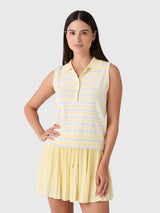 Varley Women's Rue Polo Tank - Saint Bernard