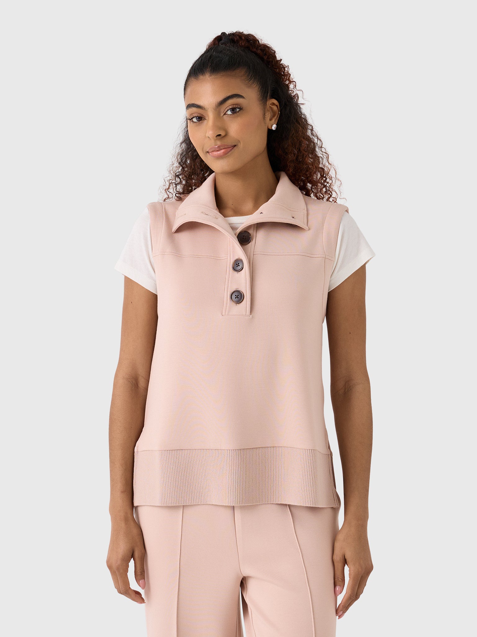 Varley Women's Conall Button Tank - Saint Bernard