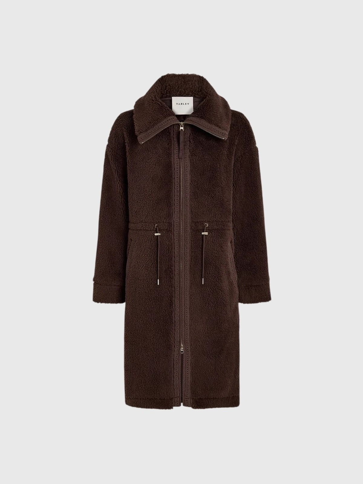 Varley Women's Bennet Long Sherpa Coat - Saint Bernard