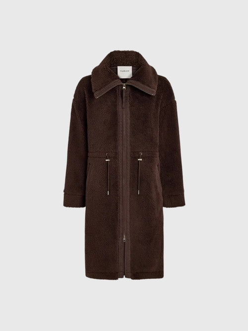 Varley Women's Bennet Long Sherpa Coat - Saint Bernard
