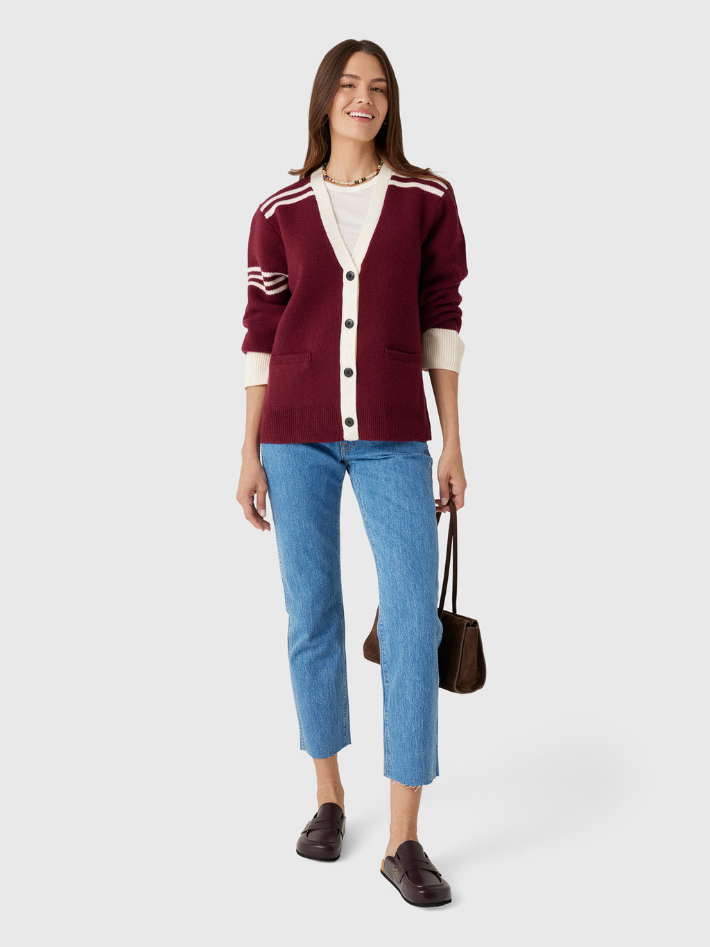 Love Note Women's Varsity Sweater - Saint Bernard