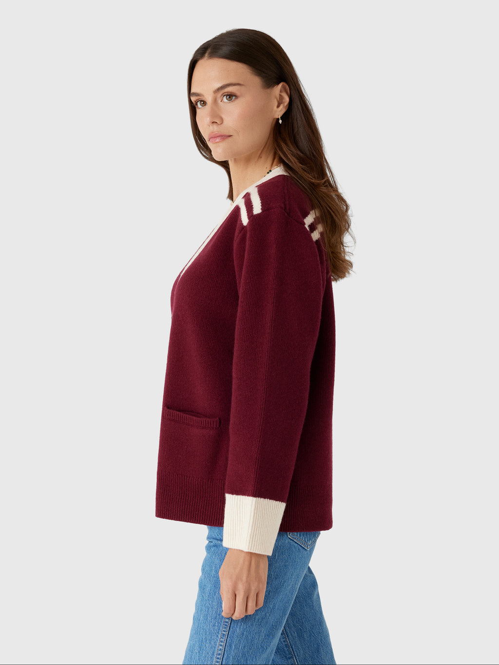 Love Note Women's Varsity Sweater - Saint Bernard