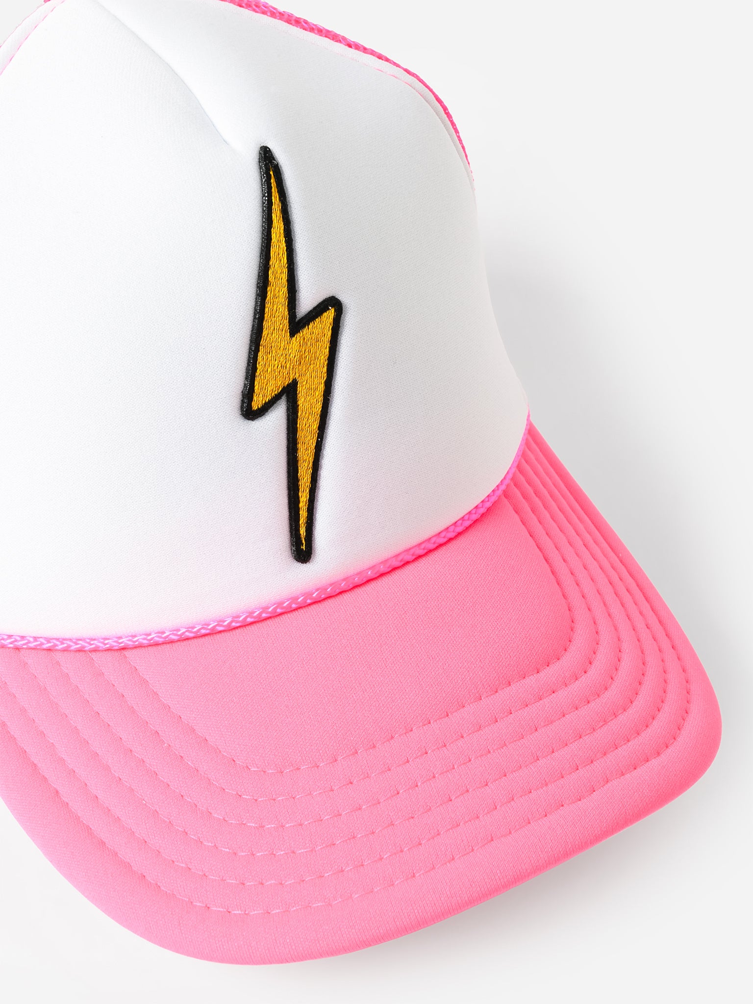 Pink Dillards Derby Hats Lightning Bolt Neon Pink Aviator Nation