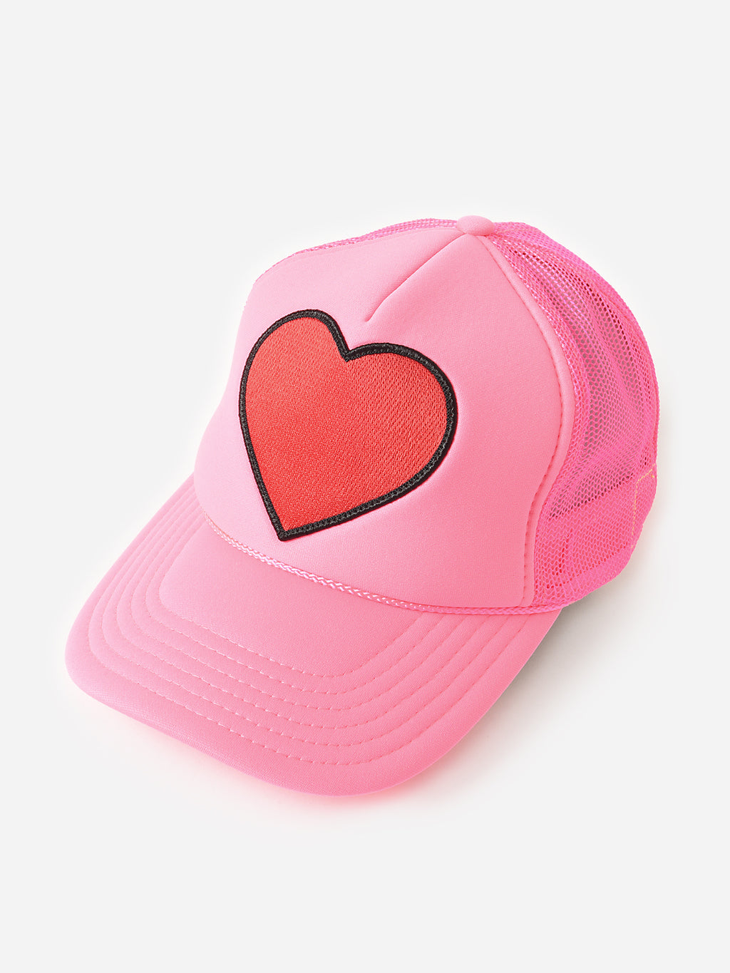 Aviator Nation Heart Vintage Low Rise Trucker Hat - Saint Bernard