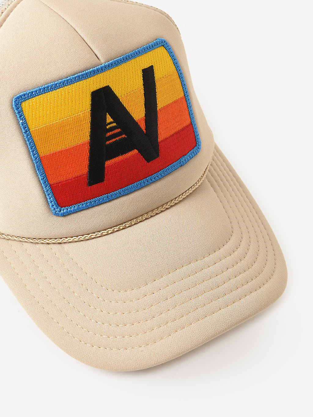 Aviator Nation Logo Rainbow Vintage Trucker Hat – Saint Bernard display picture 3