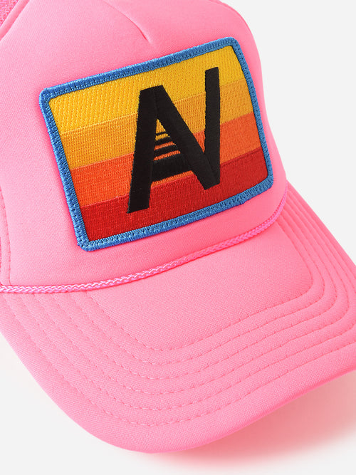 Aviator Nation Logo Rainbow Vintage Trucker Hat
