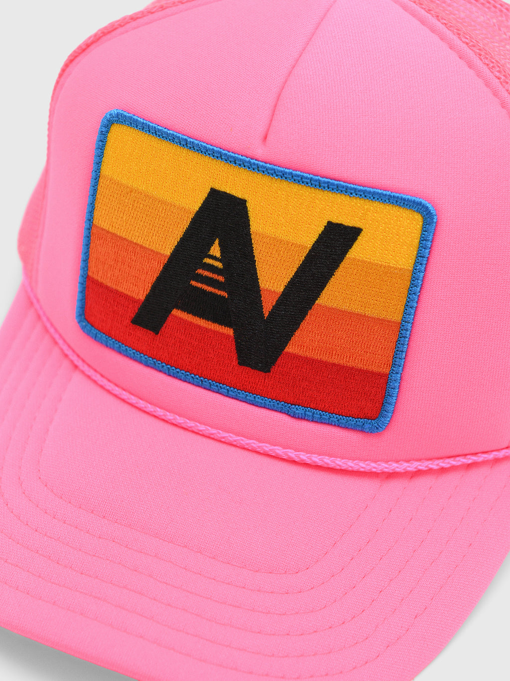 Aviator Nation Logo Rainbow Vintage Trucker Hat - Saint Bernard