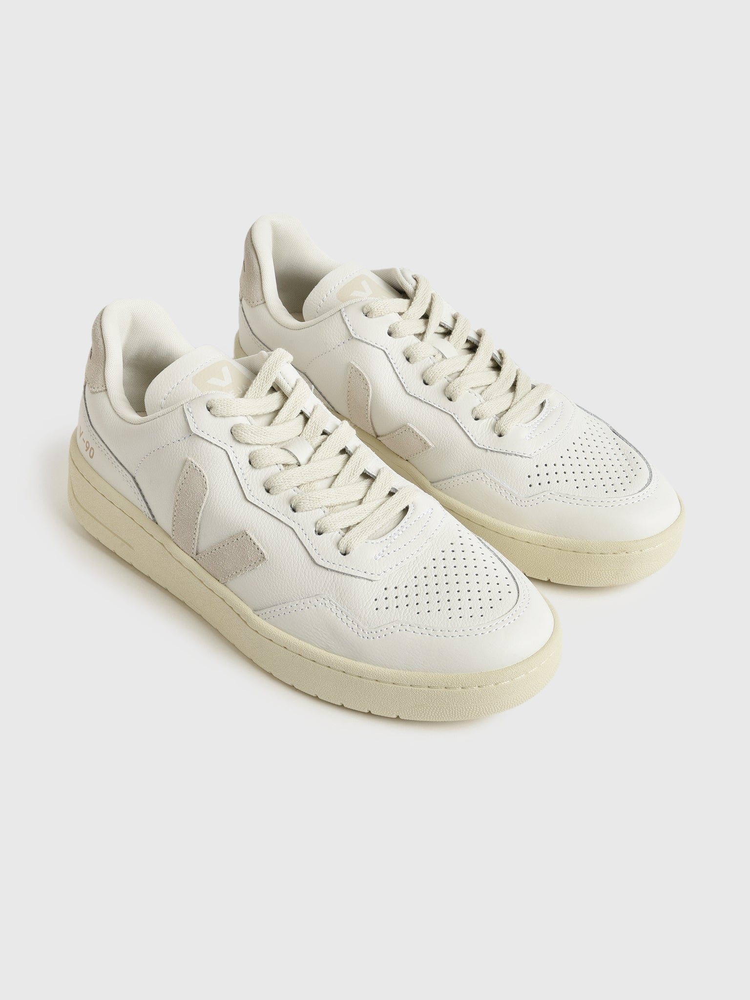 VEJA Women's V-90 Leather Sneaker - Saint Bernard