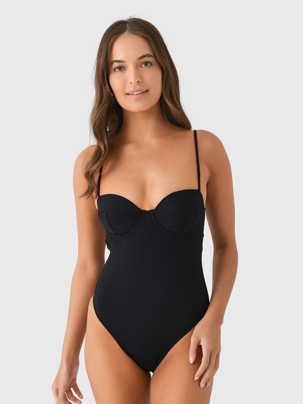 ViX Women's Firenze Corsage Brazilian One-Piece Swimsuit - Saint Bernard