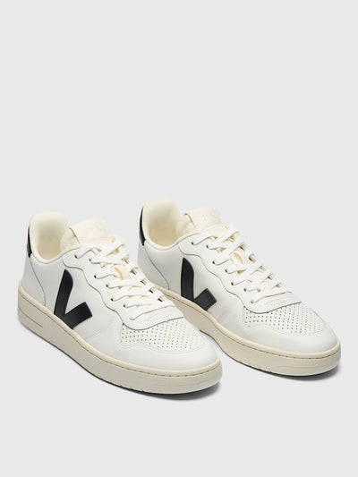 VEJA Men's V-10 Leather Sneaker - Saint Bernard