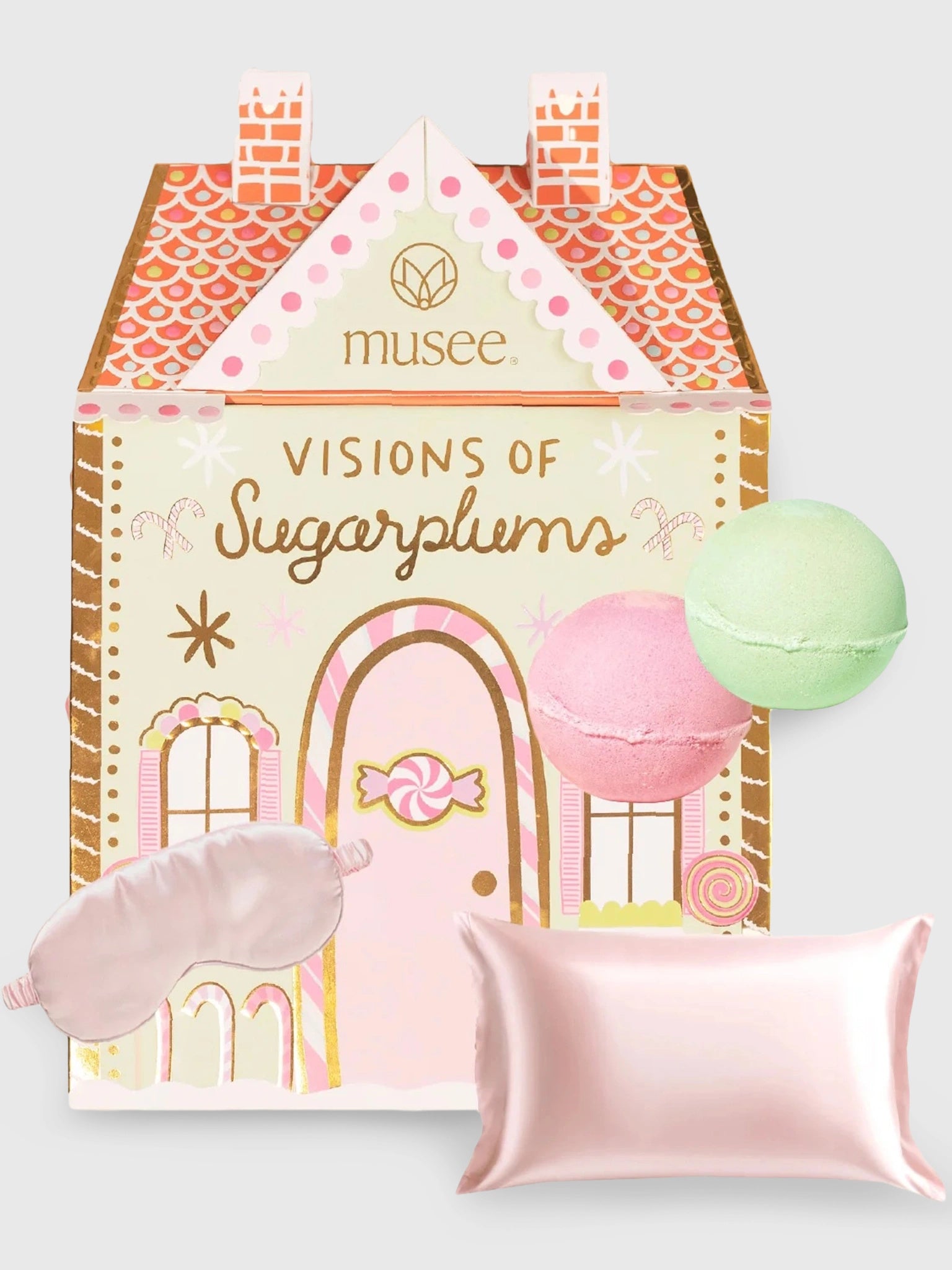 Musee Visions of Sugarplums Set - Saint Bernard