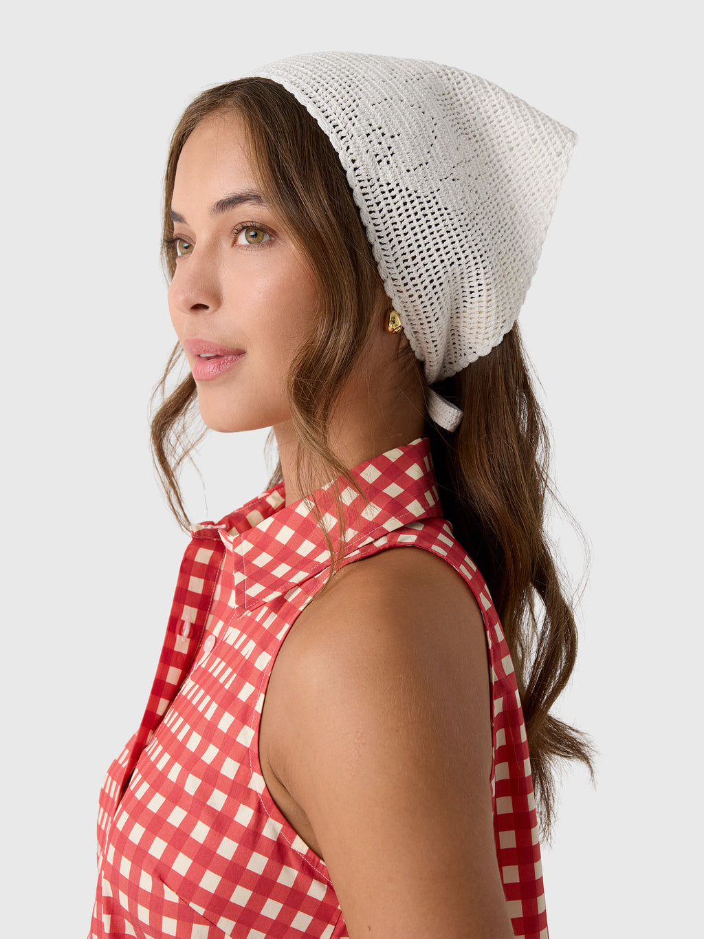 Loeffler Randall Viv Crochet Scarf - Saint Bernard