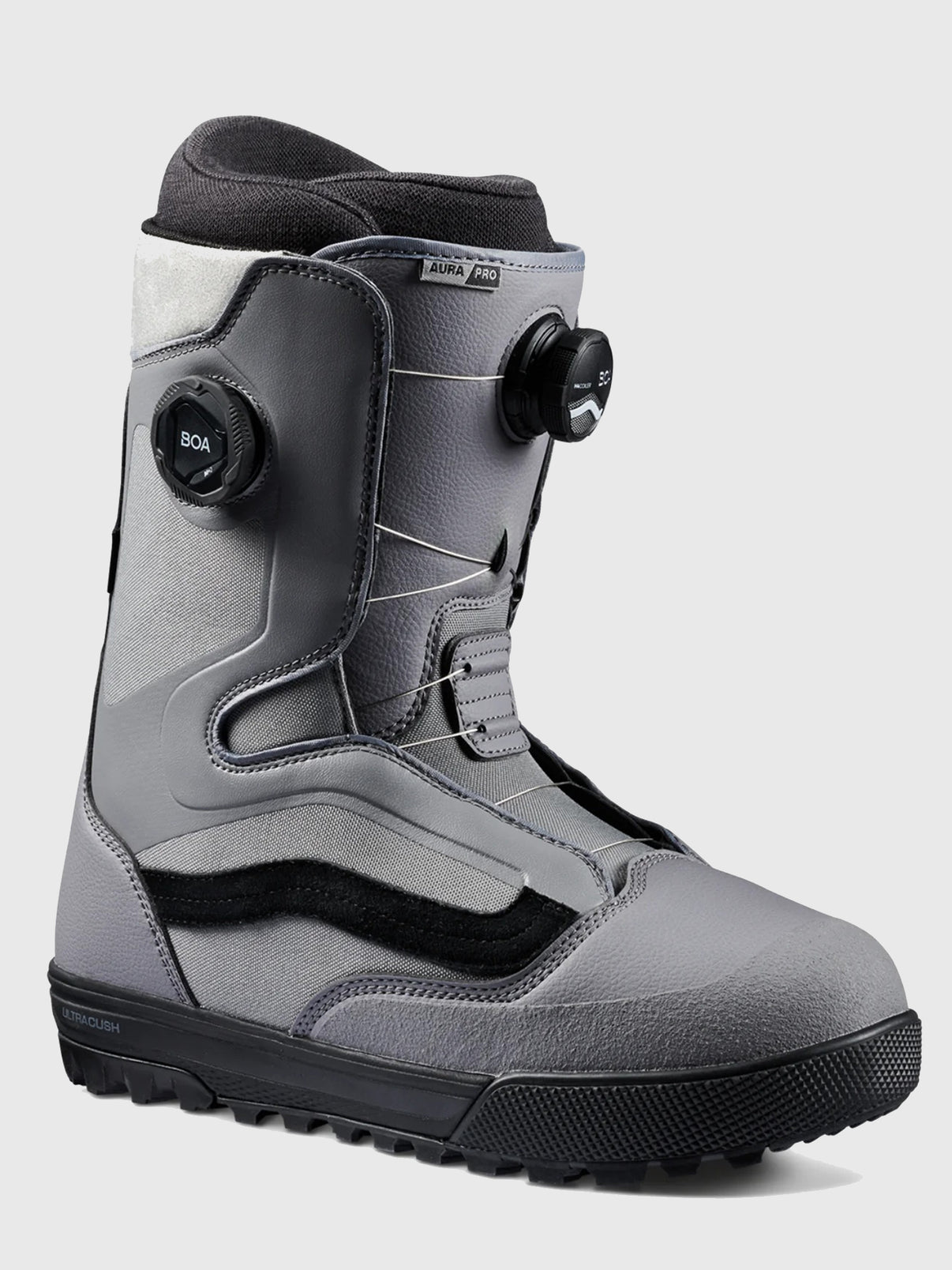 Vans Mens Aura Pro Snowboard Boot - Black/Pewter | 9.5 main image 1