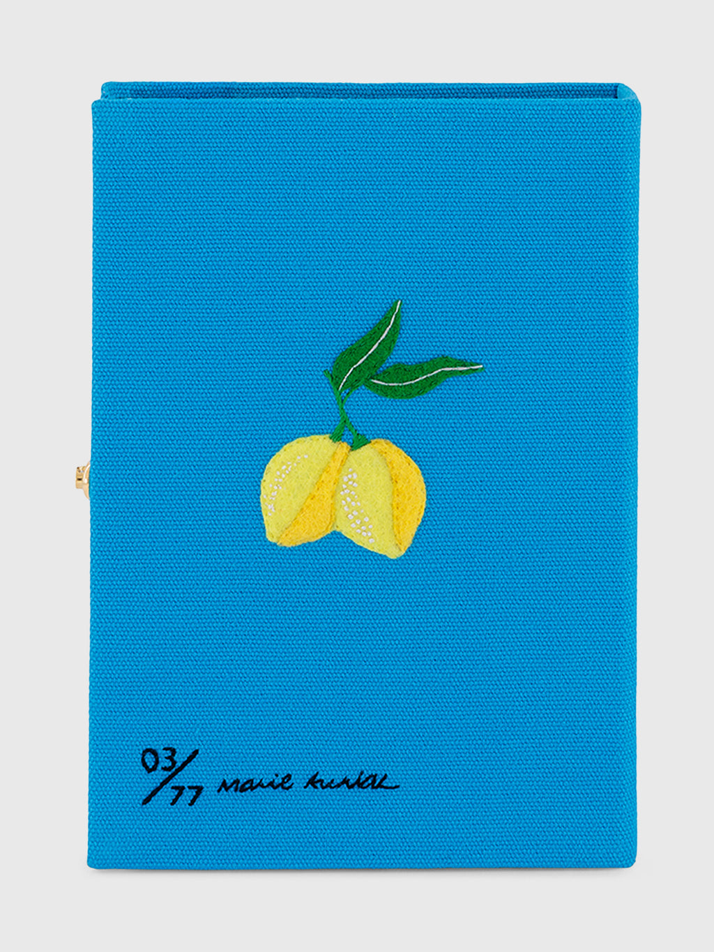 Olympia Le-Tan Lettres de Capri Book Clutch - Saint Bernard