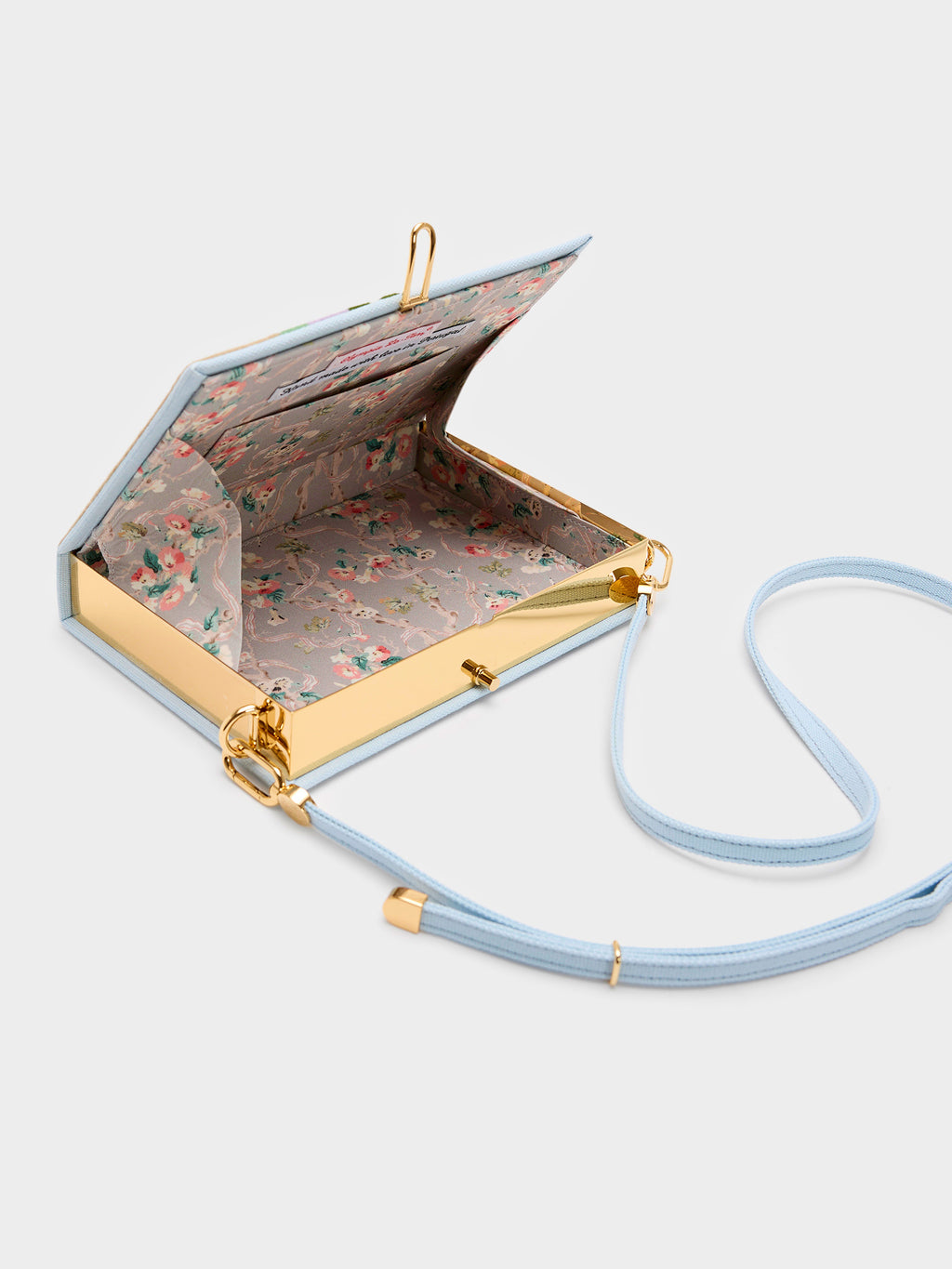 Olympia Le-Tan Saint Tropez Strapped Book Clutch - Saint Bernard