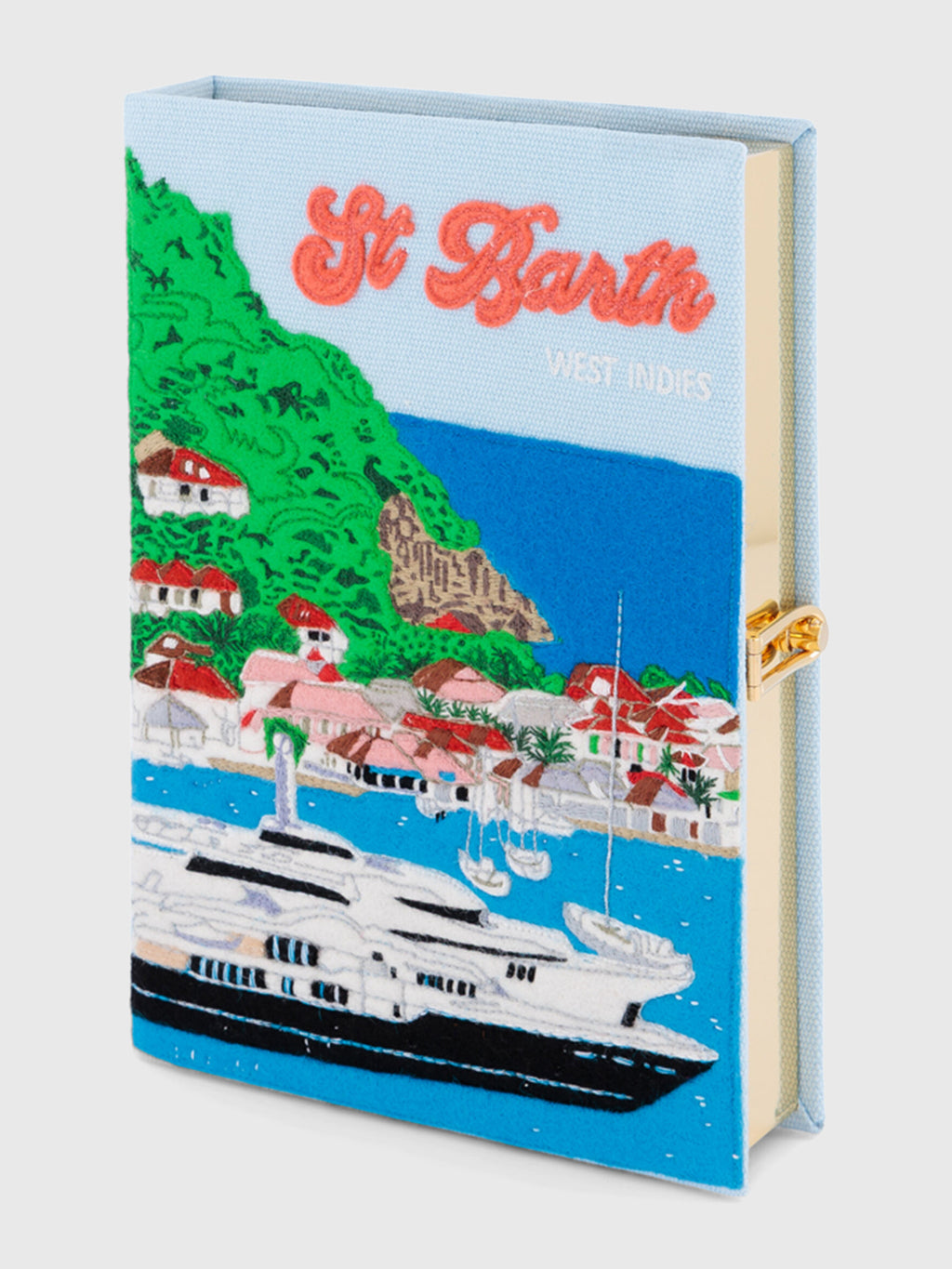 Olympia Le-Tan St. Barth Book Clutch - Saint Bernard