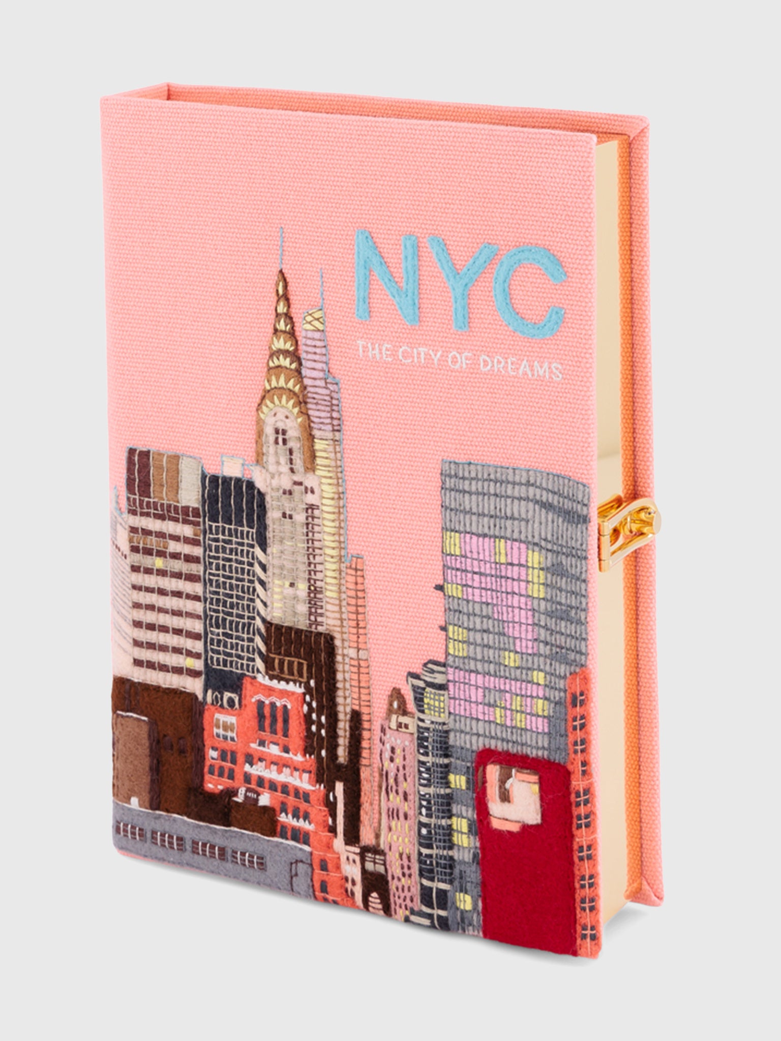 Olympia Le-Tan NYC - The City of Dreams Book Clutch - Saint Bernard
