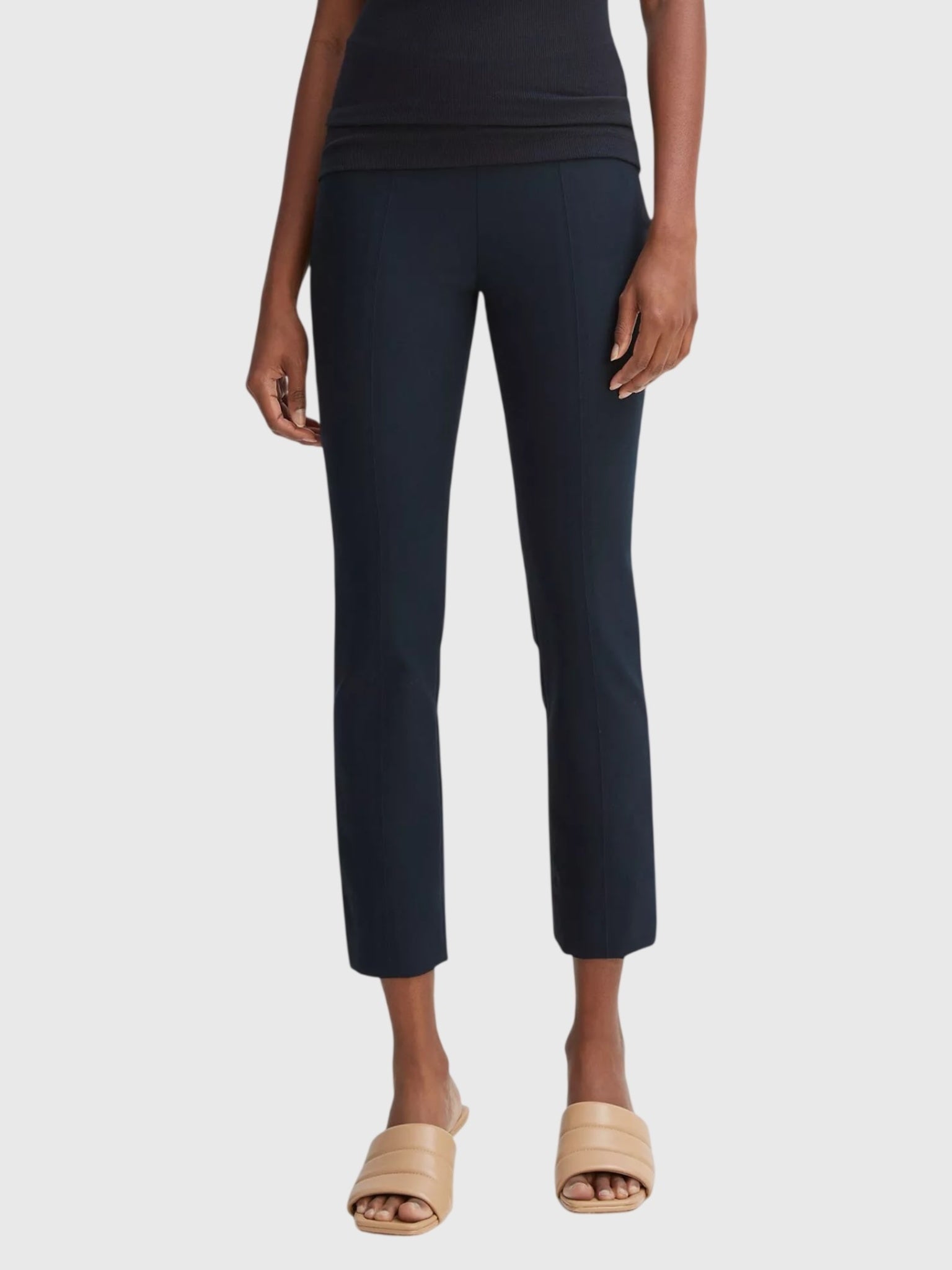 Vince Women's Bobbi High-Rise Stitch-Seam Ponte Legging