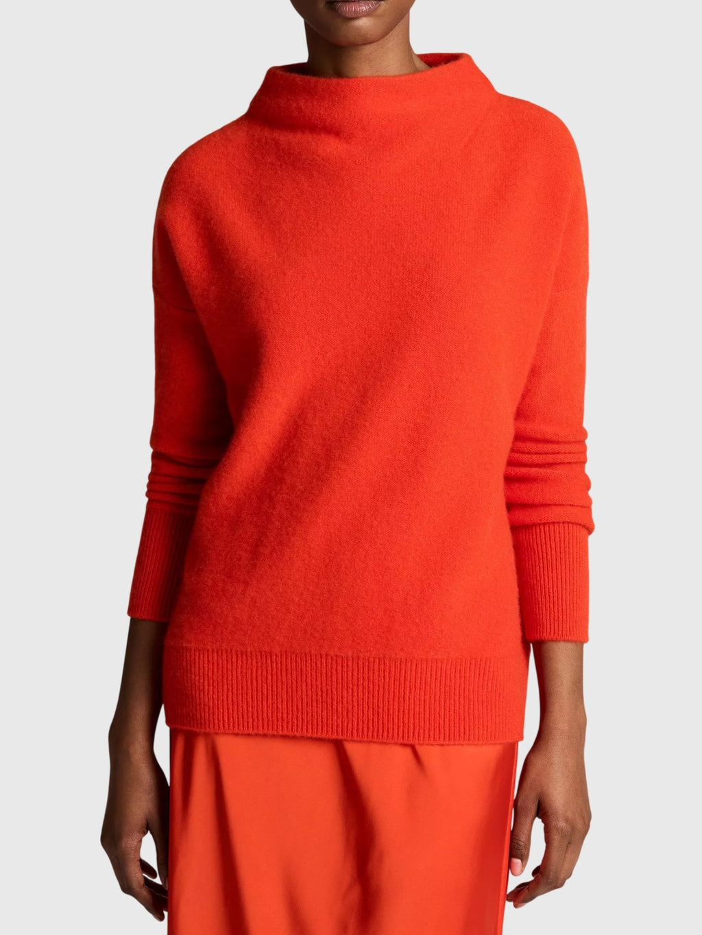 Vince Women's Plush Cashmere Funnel-Neck Sweater