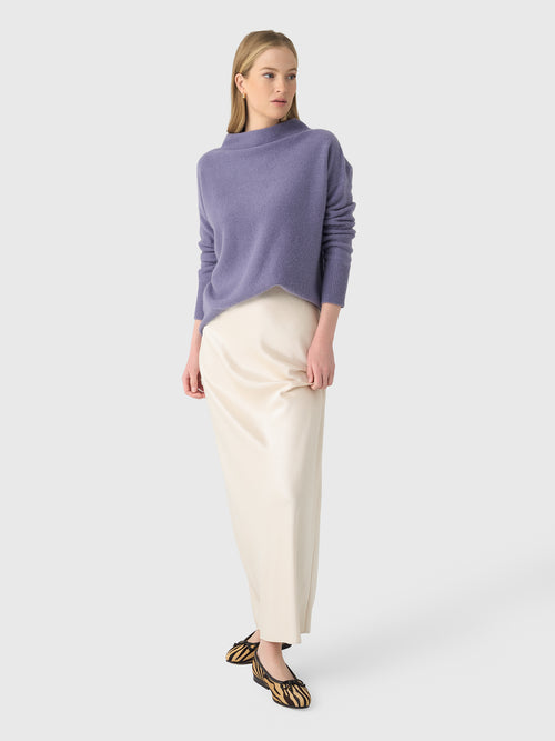 Vince Women's Plush Cashmere Funnel-Neck Sweater