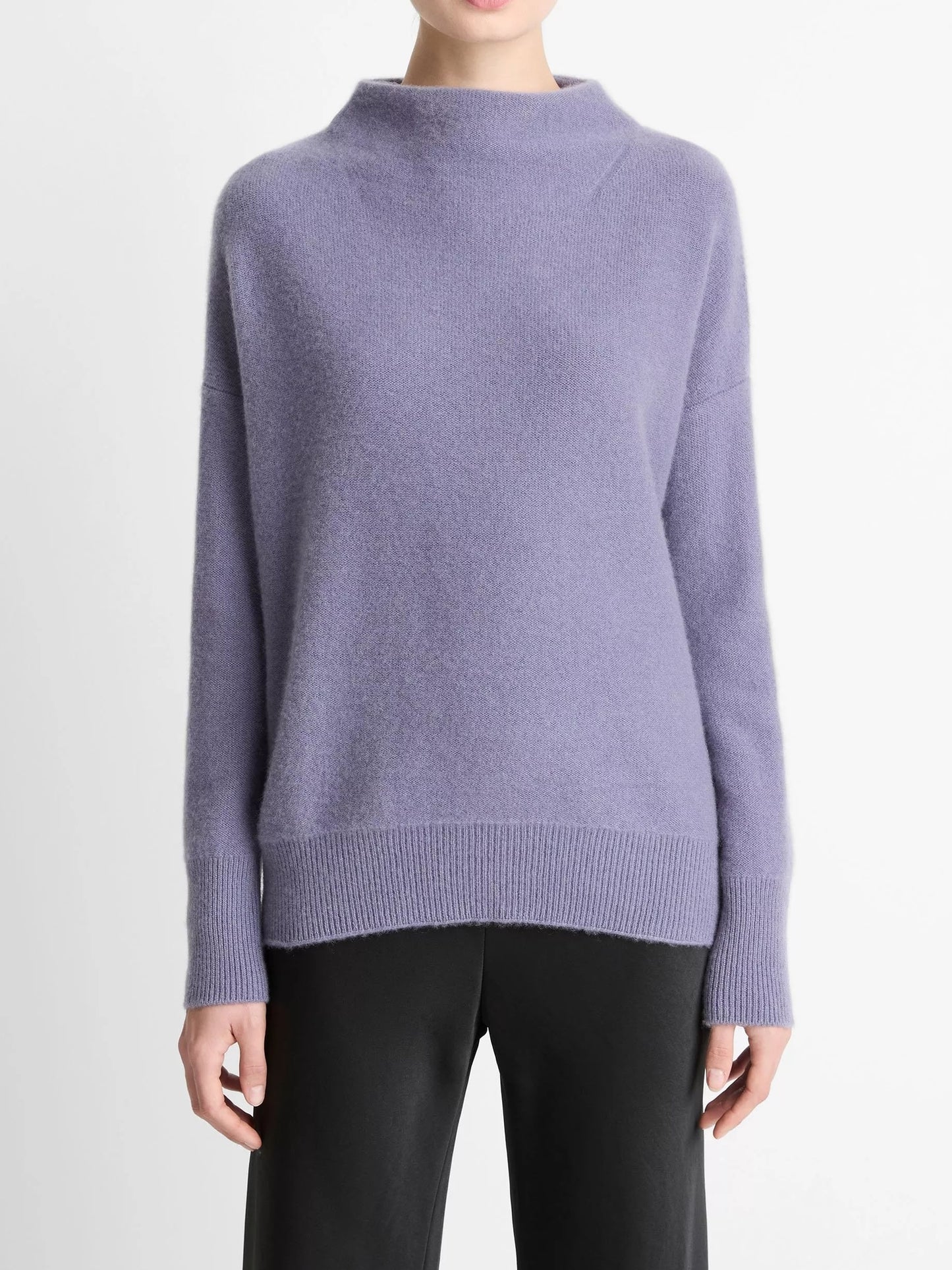 Vince Women's Plush Cashmere Funnel-Neck Sweater