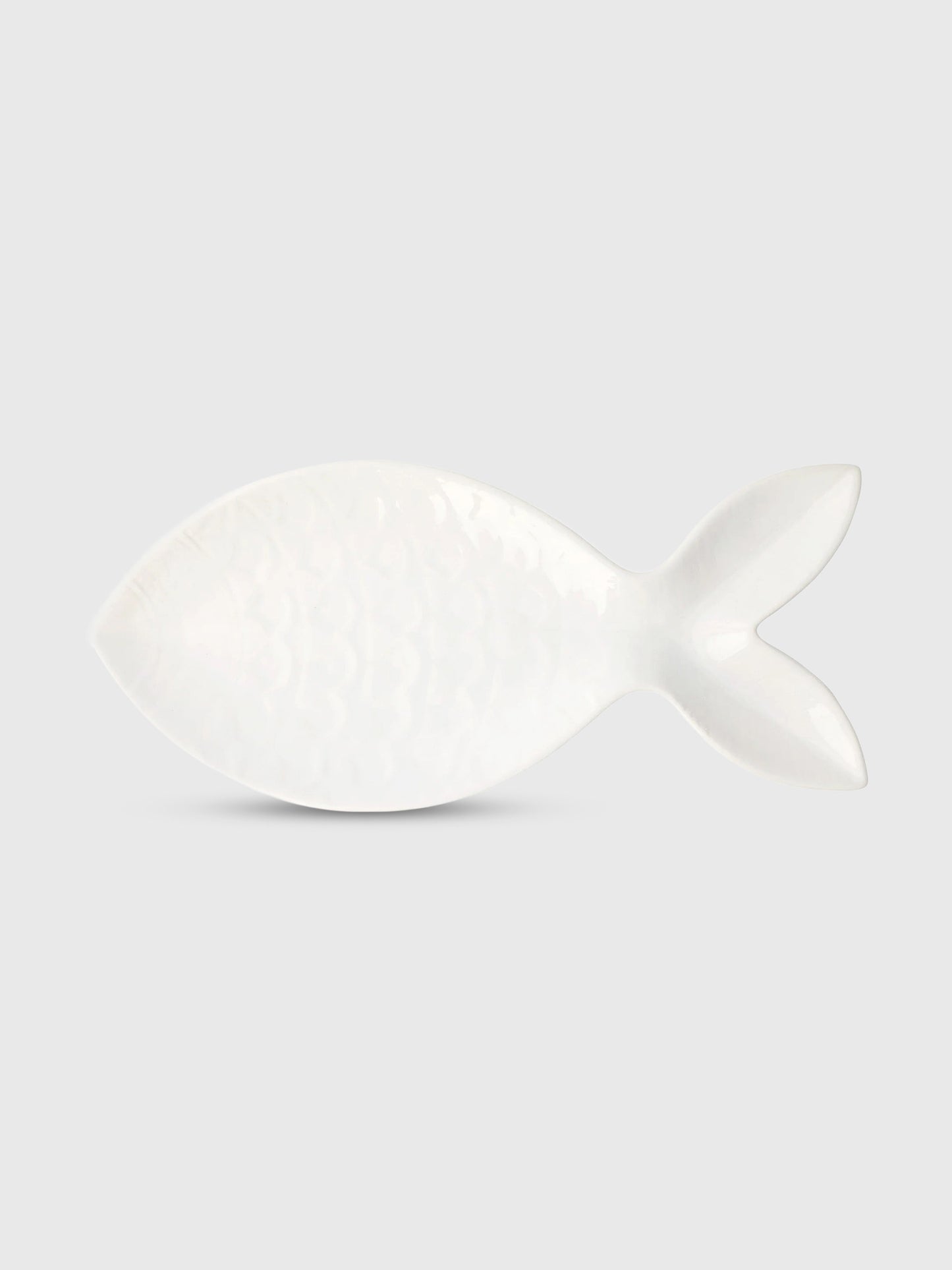 Vietri Santorini Large Figural Fish Platter - Saint Bernard