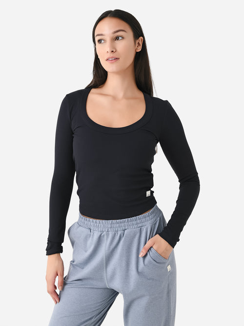 Vuori Women's Pose Scoop Long Sleeve Tee