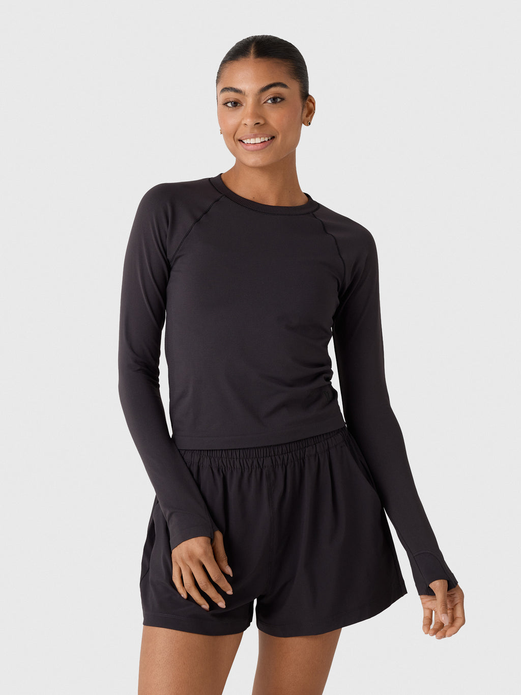 Vuori Women's Long Sleeve Seamless Surge Tee - Saint Bernard