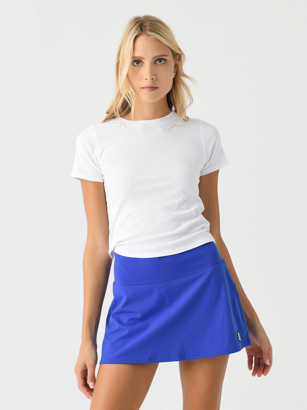 Vuori Women's Pose Fitted Tee - Saint Bernard