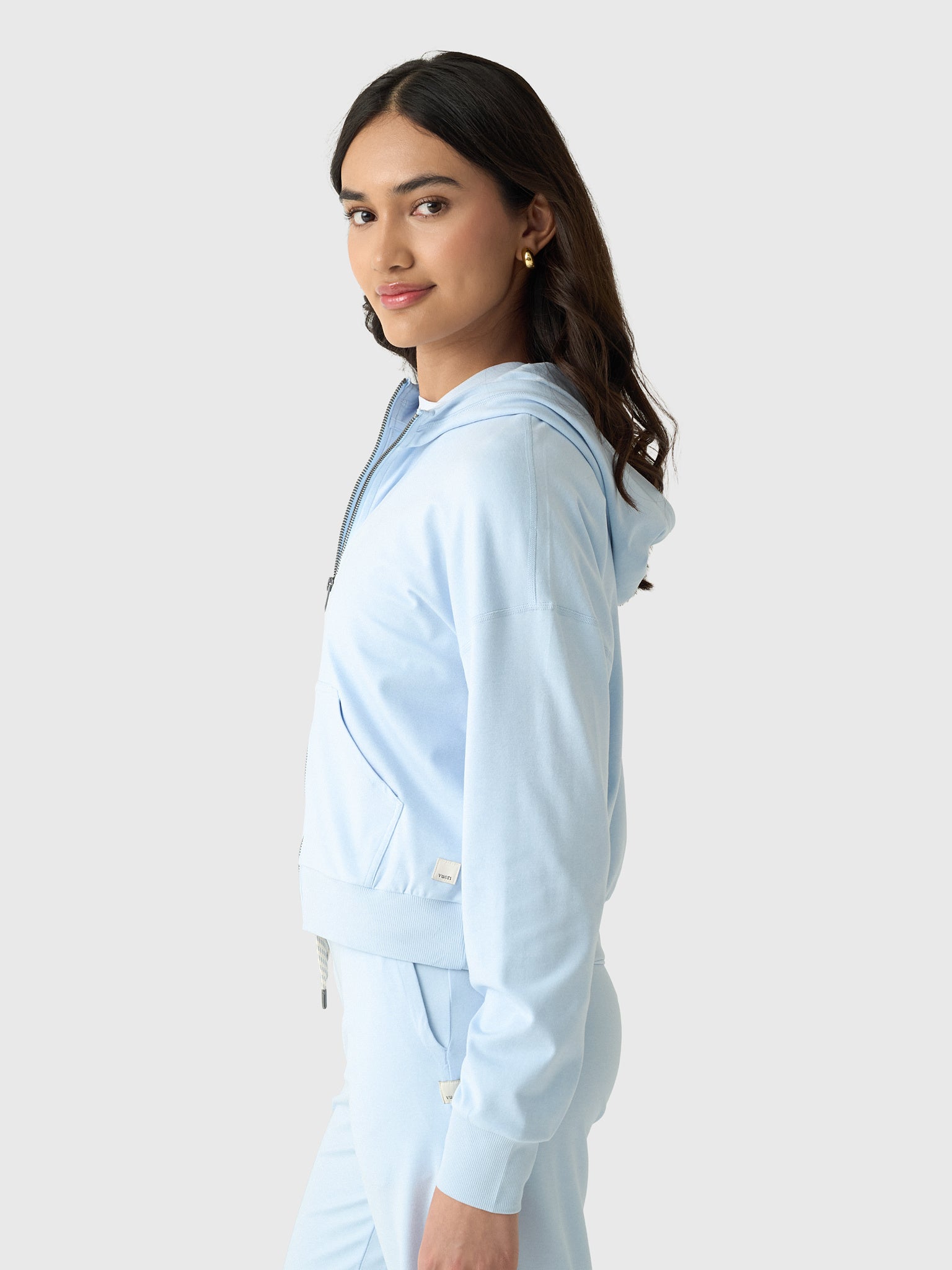 Vuori Women's Halo Modern Full Zip Hoodie – Saint Bernard