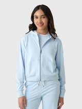 Vuori Women's Halo Modern Full Zip Hoodie - Saint Bernard