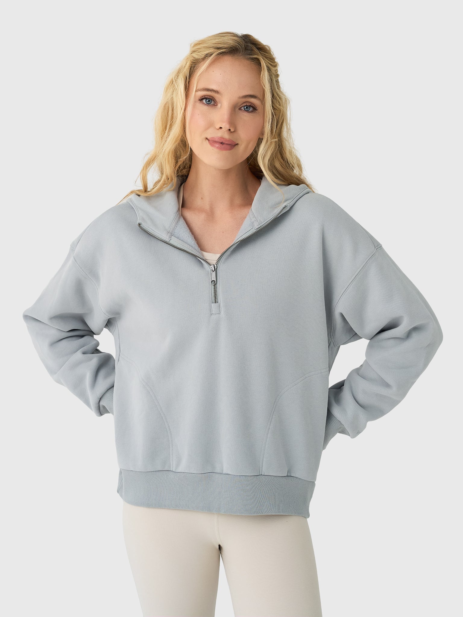 Vuori Women's Restore Relaxed Half-Zip Hoodie - Saint Bernard