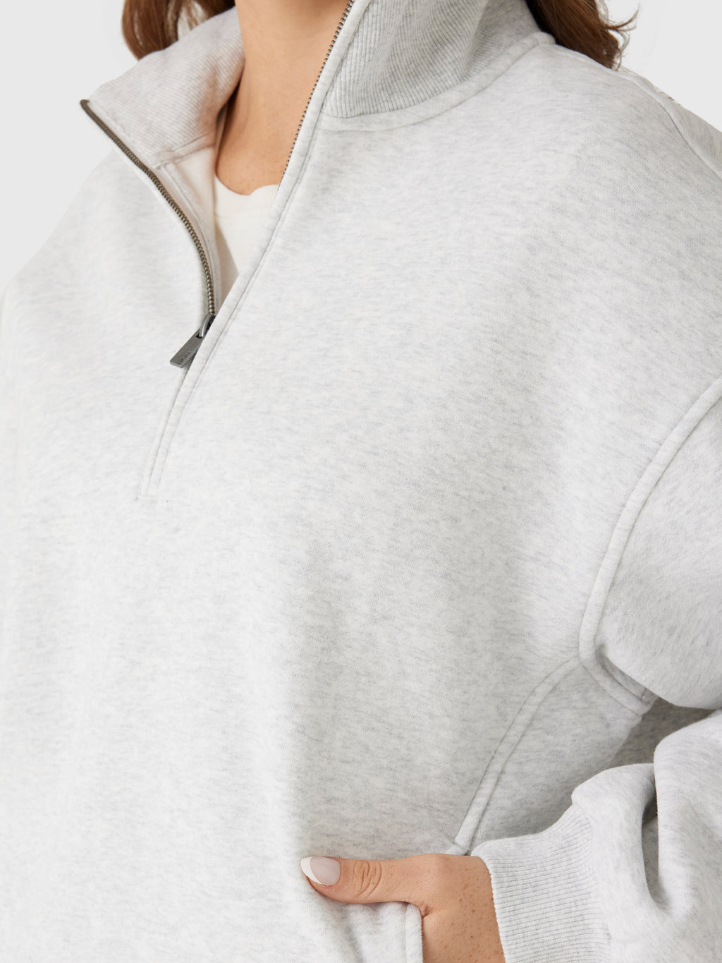 Vuori Women's Restore Oversized Half Zip - Saint Bernard