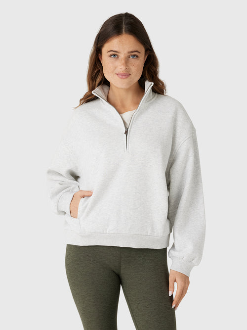 Vuori Women's Restore Oversized Half Zip - Saint Bernard
