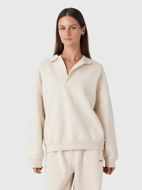 Vuori Women's Restore Rugby Pullover - Saint Bernard