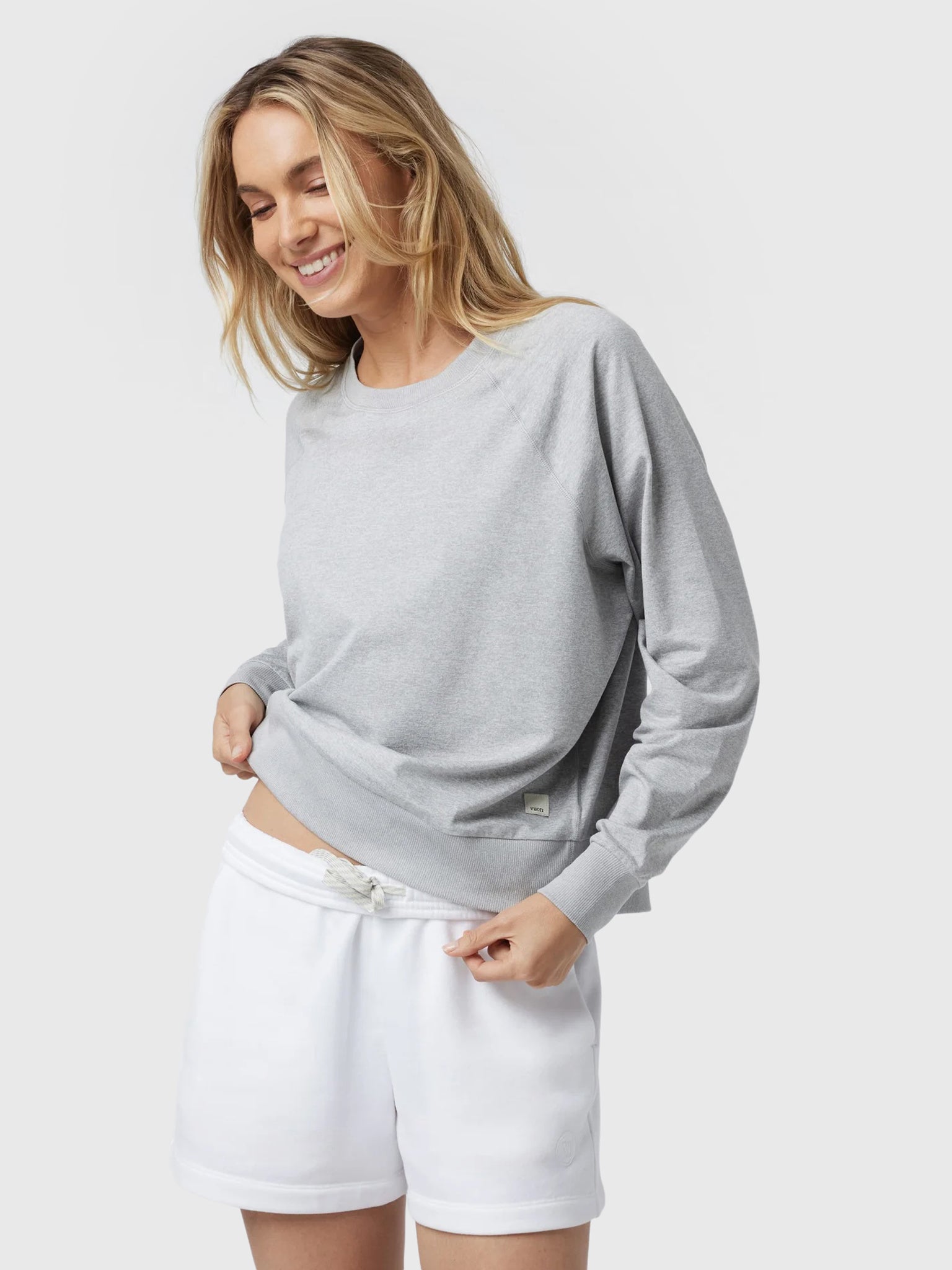 Vuori Women's Long Sleeve Halo Crew - Saint Bernard