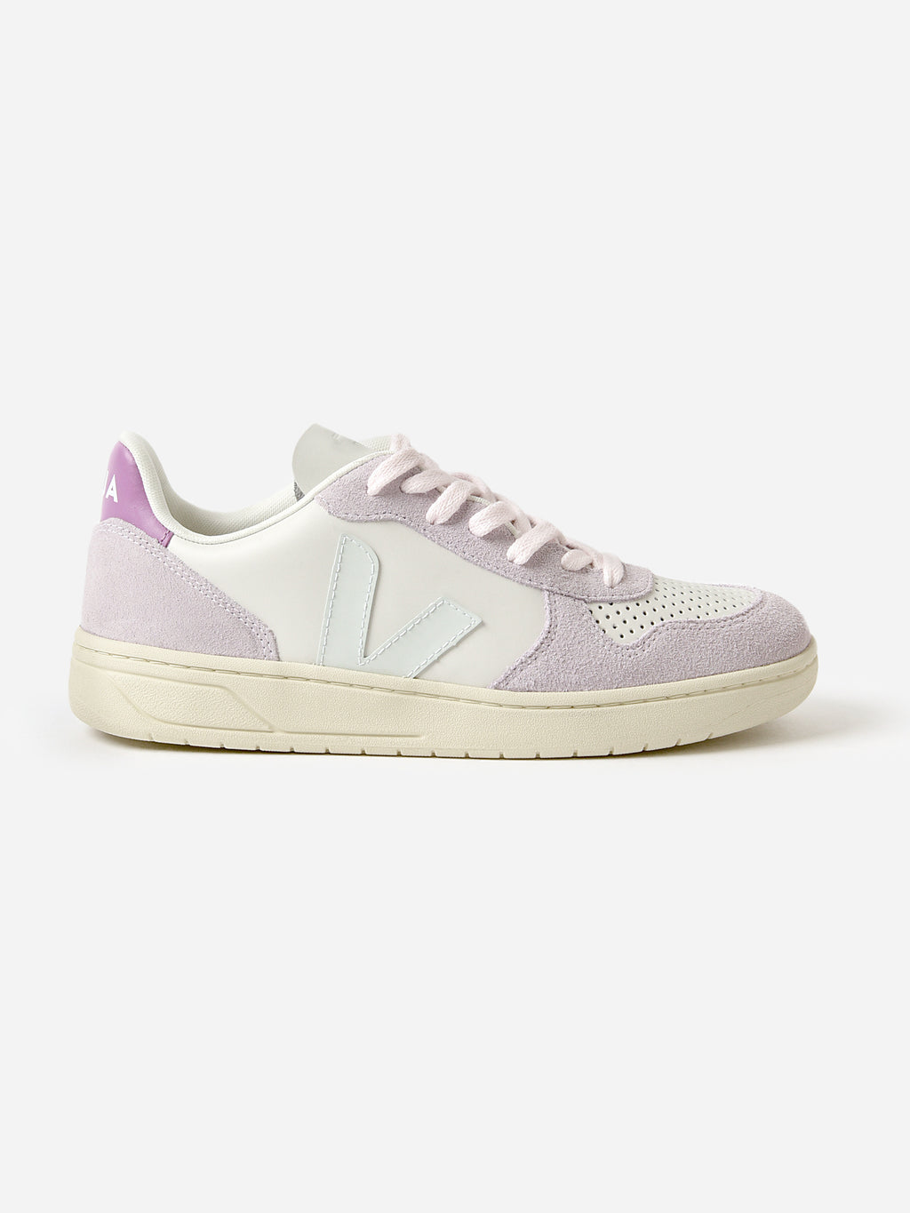 VEJA Women's V-10 Leather Sneaker - Saint Bernard