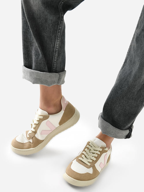 VEJA Women's V-10 Chromefree Leather Sneaker
