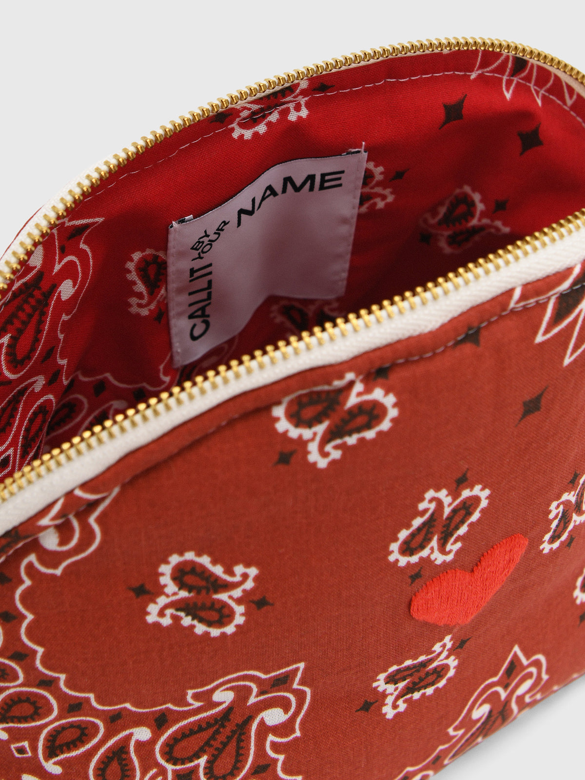 Call It By Your Name Small Toiletry Bag - Saint Bernard