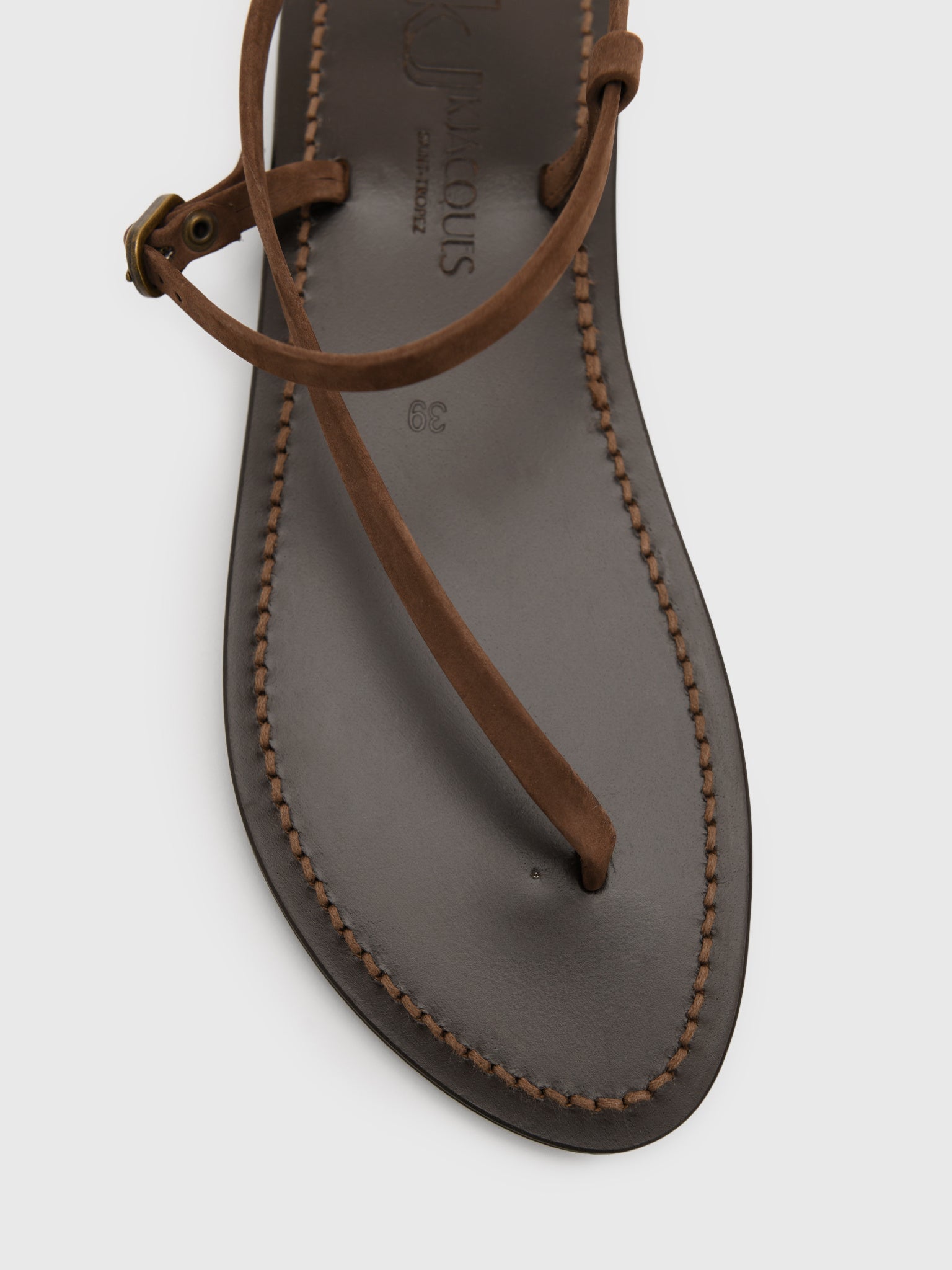 K Jacques Women's Vassili Moka Sandal - Saint Bernard