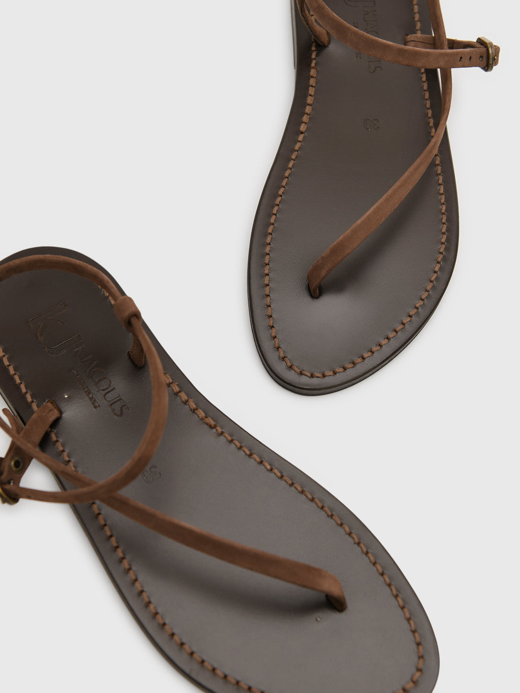 K Jacques Women's Vassili Moka Sandal - Saint Bernard
