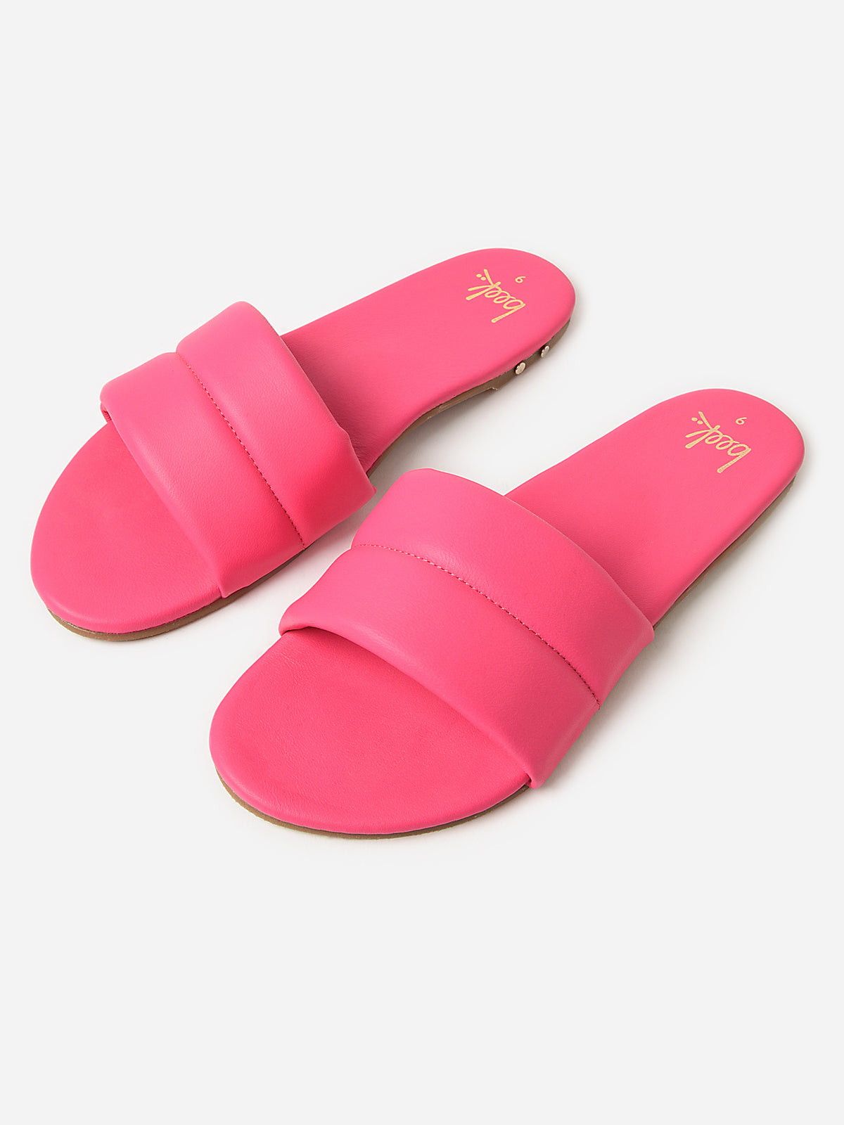 Beek Women beek Pink Suede Slide Sandals main image 0