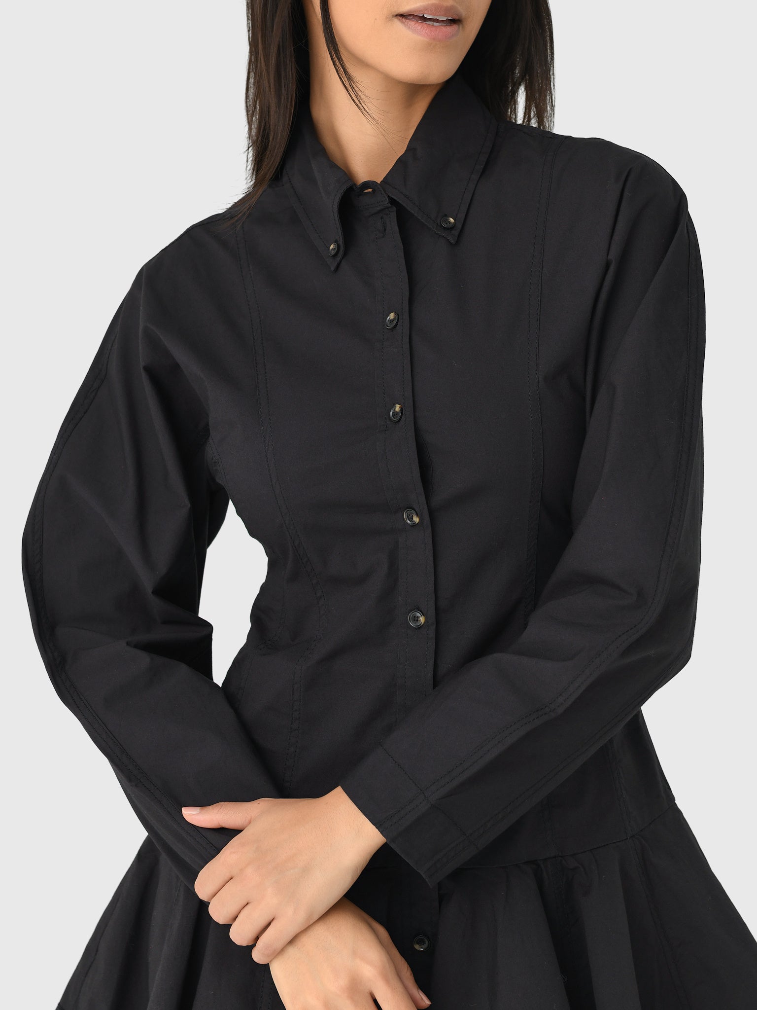 formal shirt dress women Amazon.com: Ladyful Elegant Cotton Shirt Dress for Women A-line Long Sleeve Maxi Dress Green : Clothing, Shoes & Jewelry